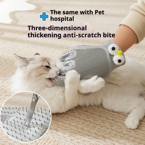 2-in-1 Pet Grooming Gloves | Best Dog & Cat Brush Florida